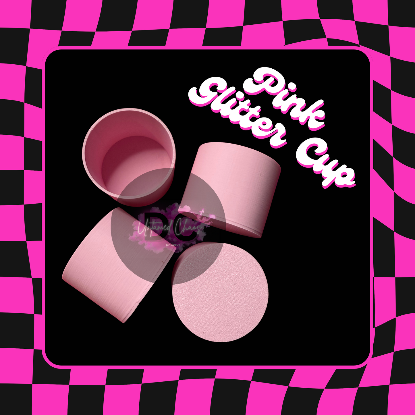 Glitter Cup - Round