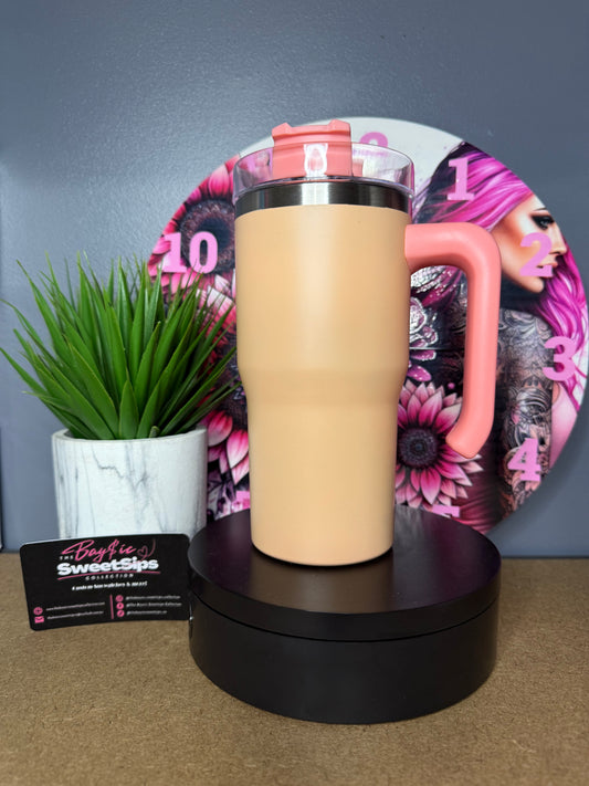 20oz Stainless Steel Candy Tumbler With Handle