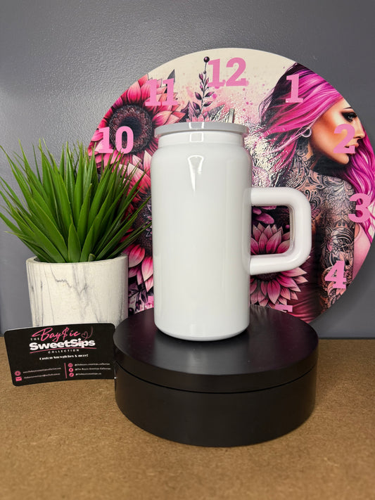 16oz Stainless Steel Tumbler with Handle